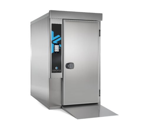 Roll-In Schockfroster Gastronorm von Swissline in grau