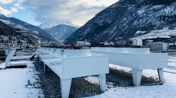 Rückkühler auf dem Dach.