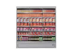 Stufenkühlregal von Costan in silber