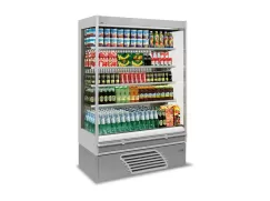 Stufenkühlregal von Swissline in silber